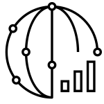 Financial Networks SVG Icon